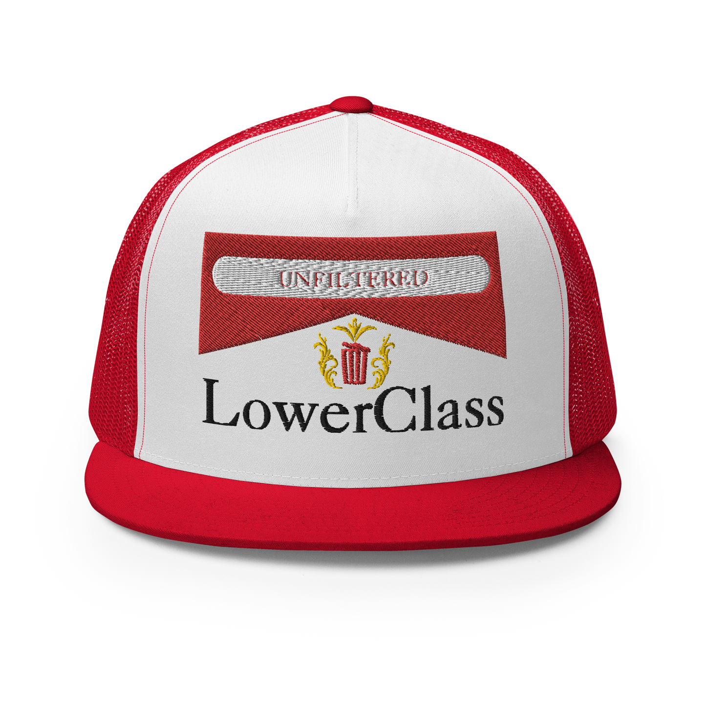 Lower Class Embroidered Trucker Cap
