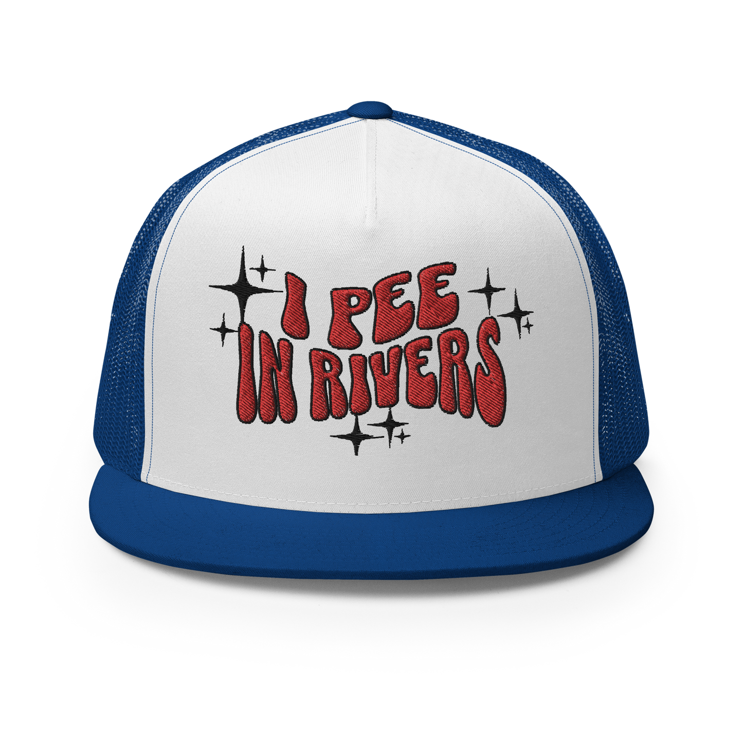Pee in Rivers Trucker Cap