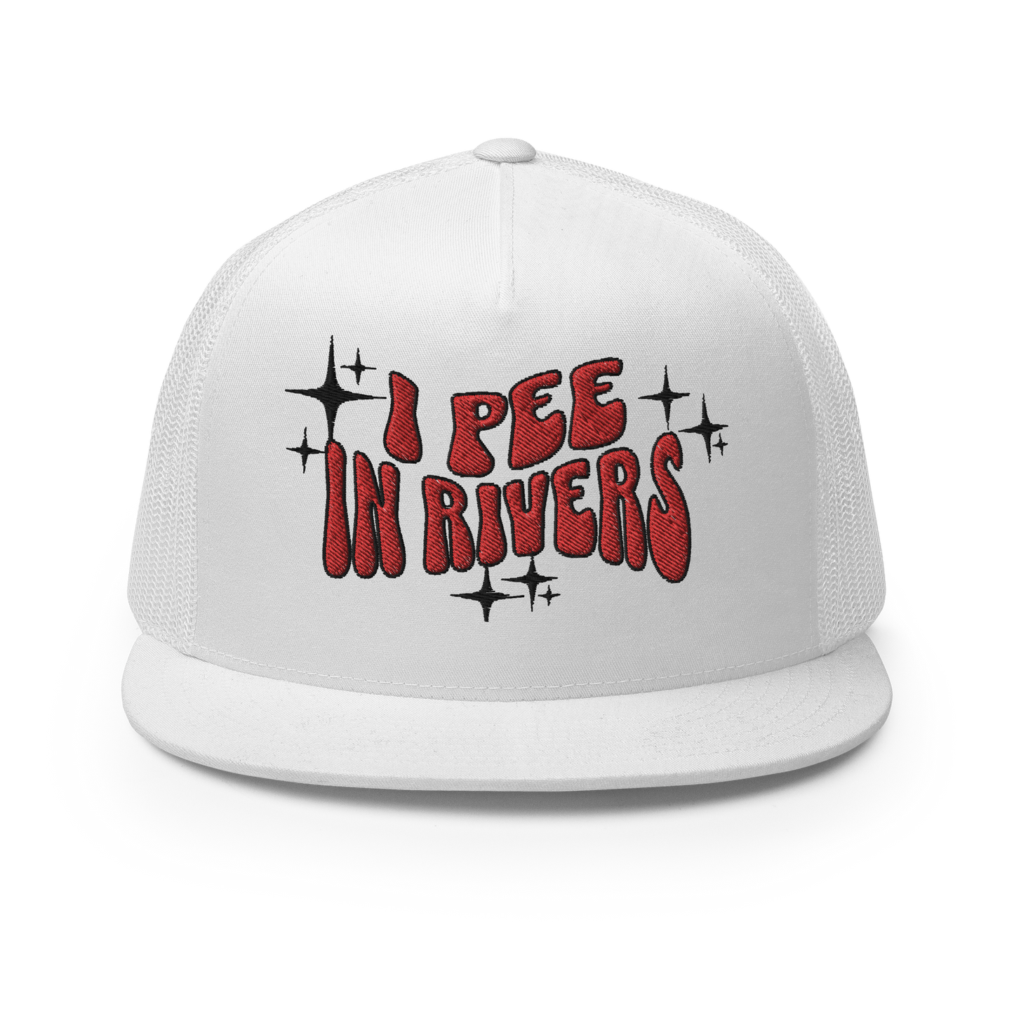 Pee in Rivers Trucker Cap