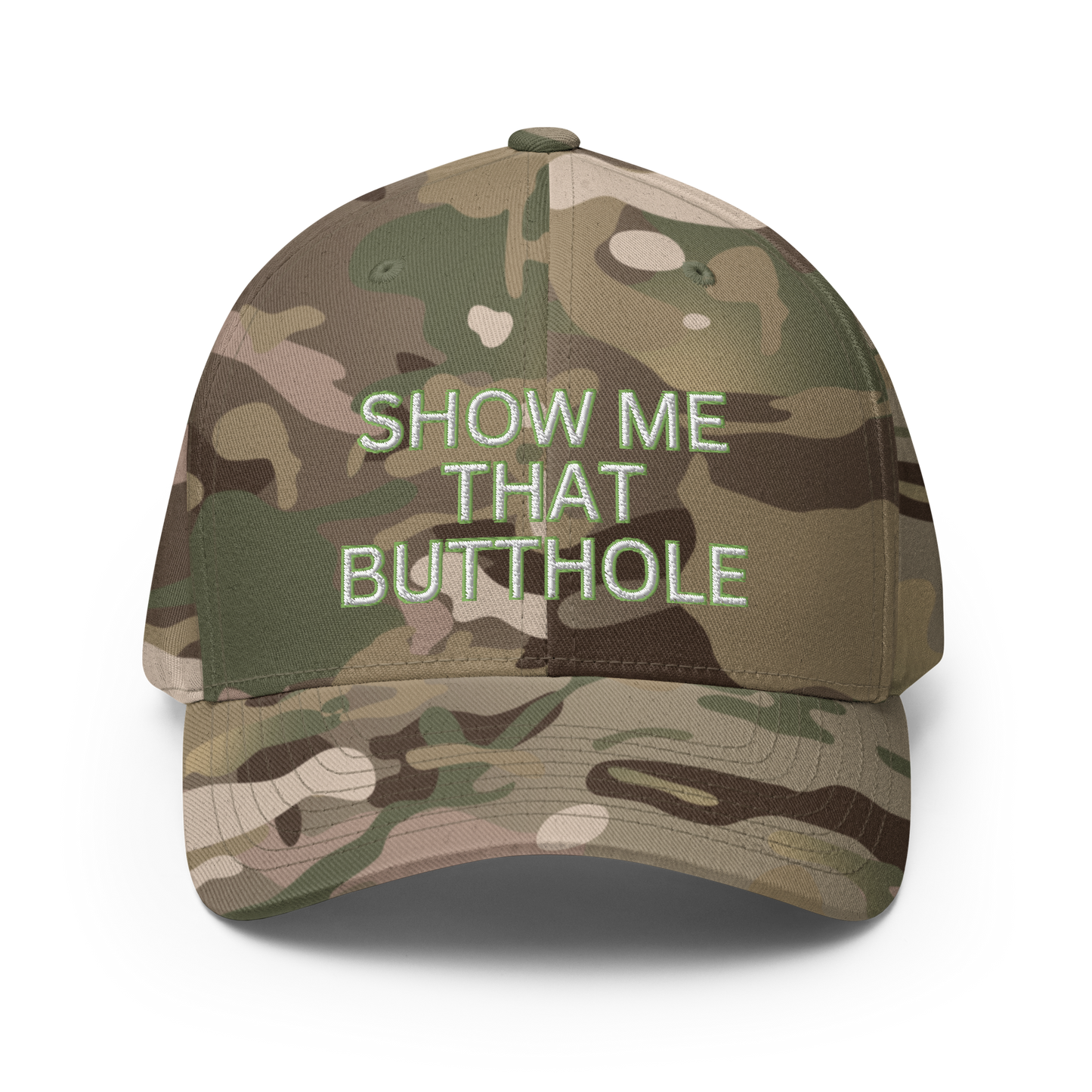 Show Me That Butthole Flexfit Structured Twill Cap