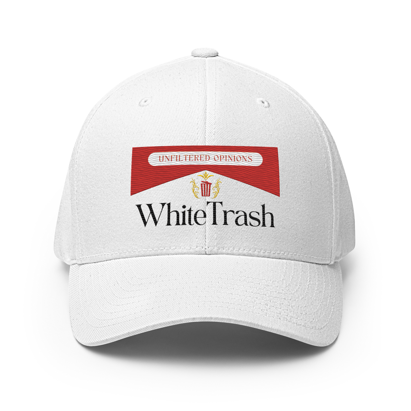 White Trash Flexfit Embroidered cap