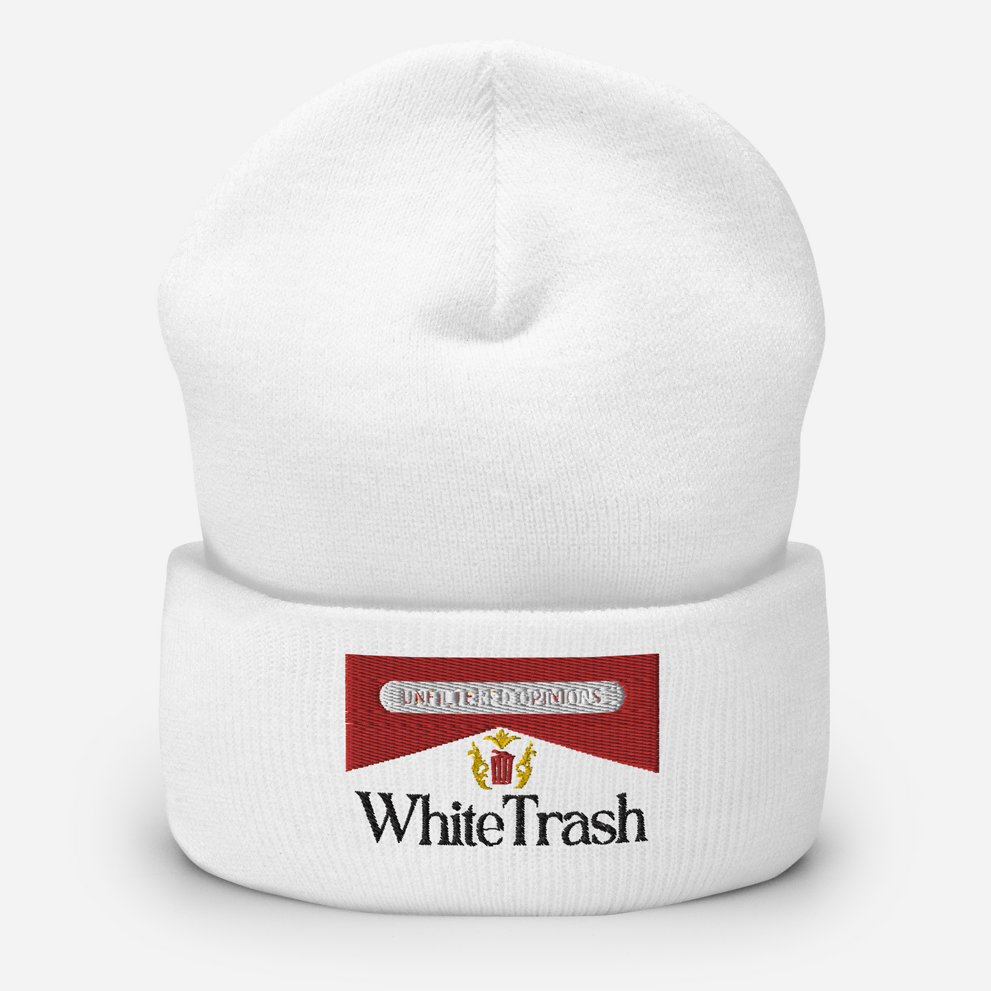 White Trash Cuffed Beanie