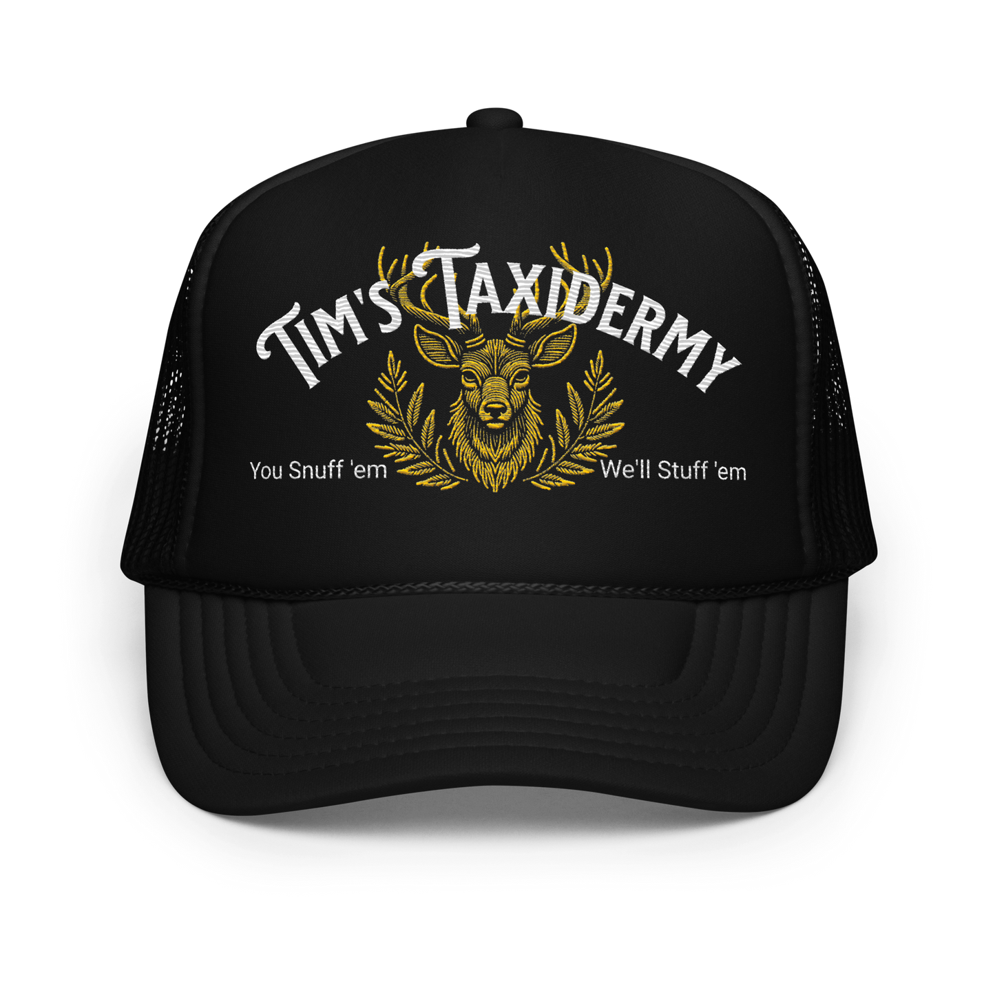 Tim's Embroidered Foam trucker hat
