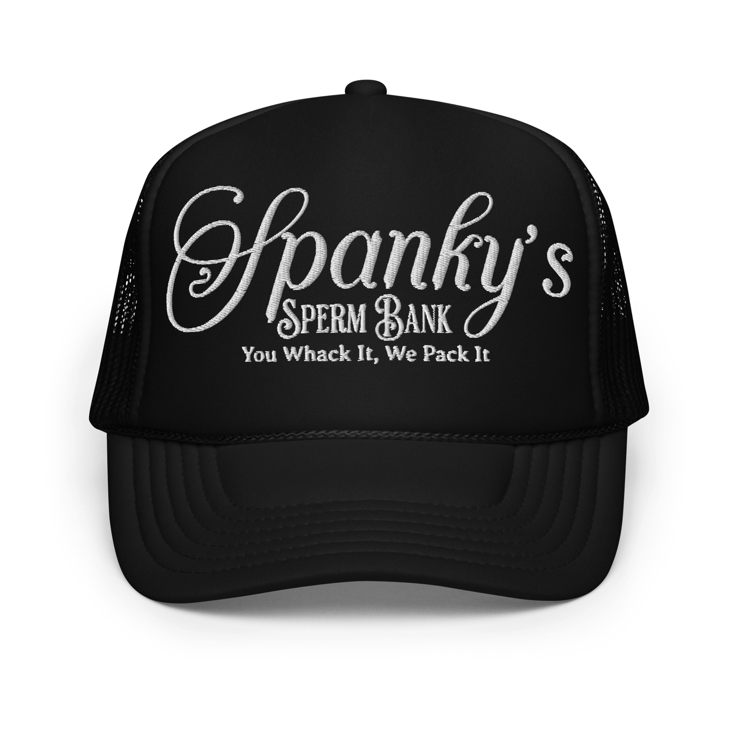Spanky's Embroidered Foam trucker hat