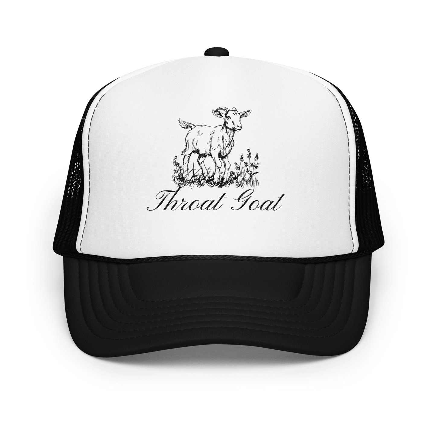 Throat Goat Foam trucker hat