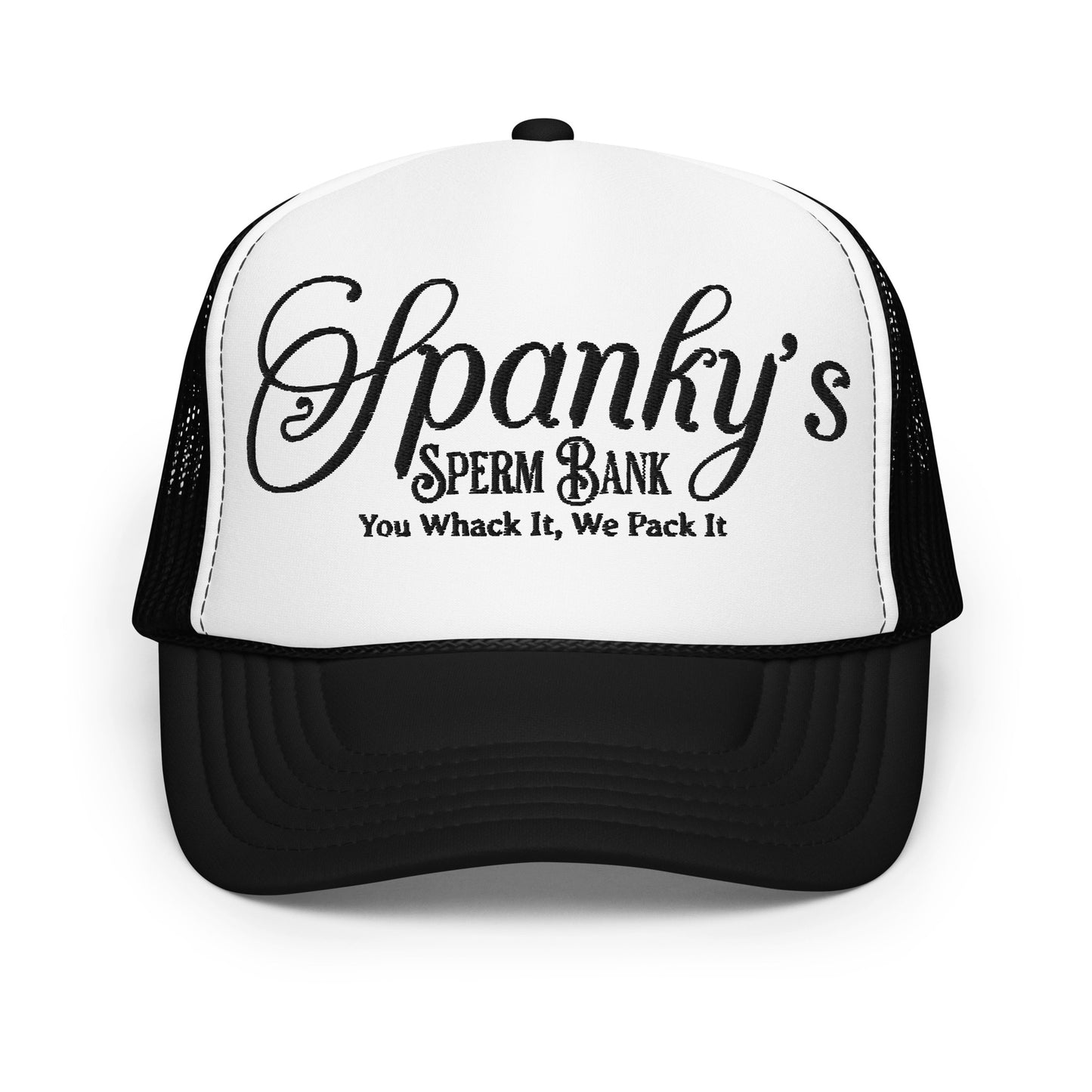 Spanky's Embroidered Foam trucker hat
