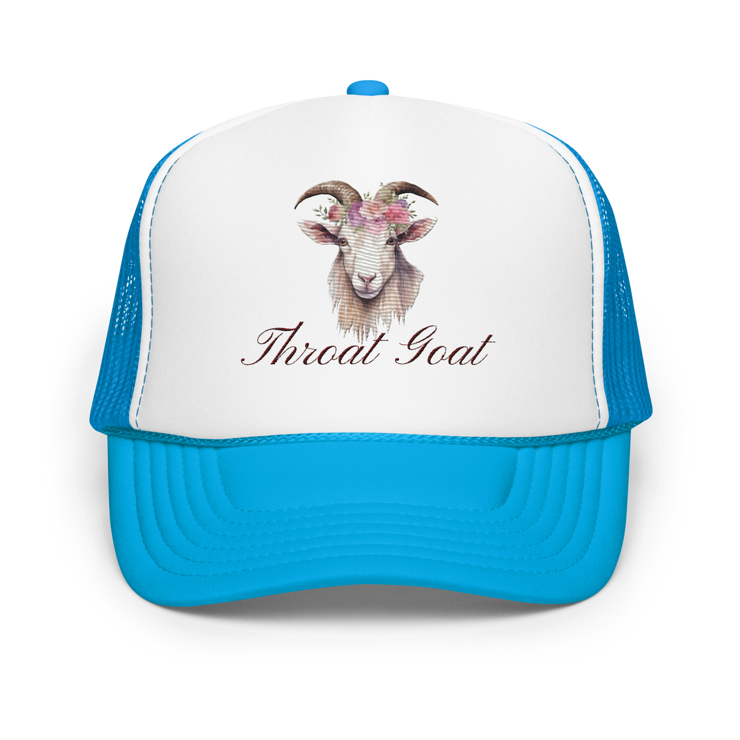 Throat Goat Foam trucker hat
