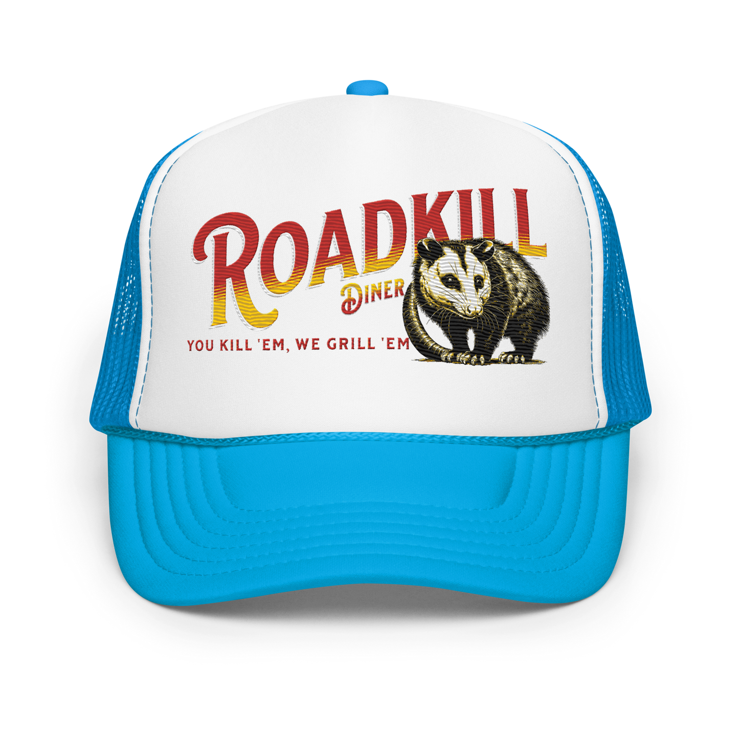 Roadkill Diner Embroidered Foam trucker hat