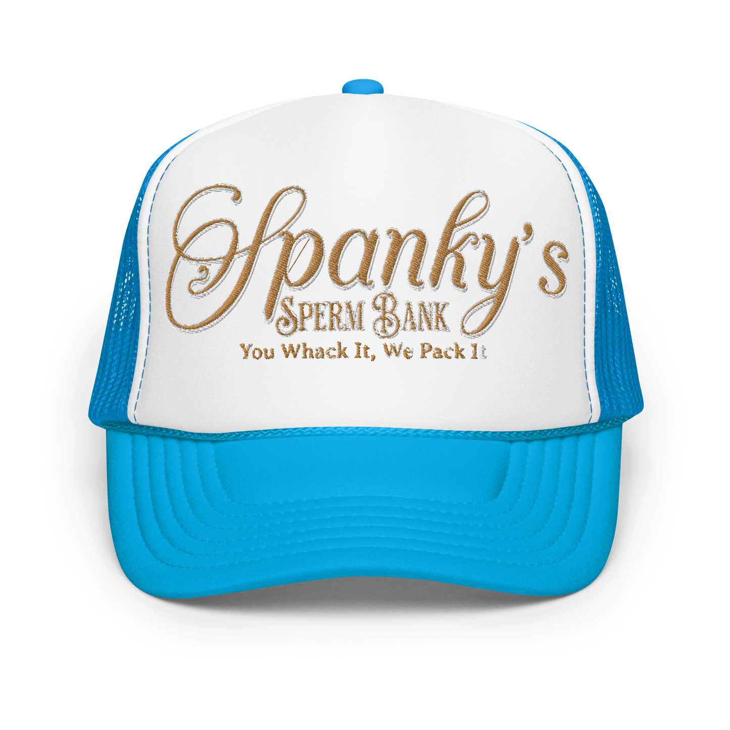 Spanky's Embroidered Foam trucker hat