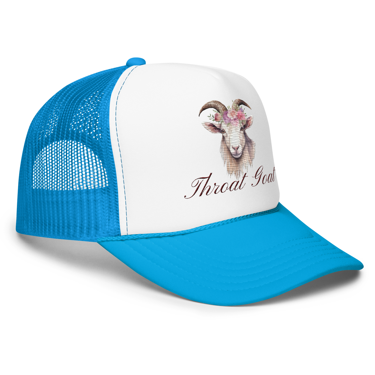 Throat Goat Foam trucker hat