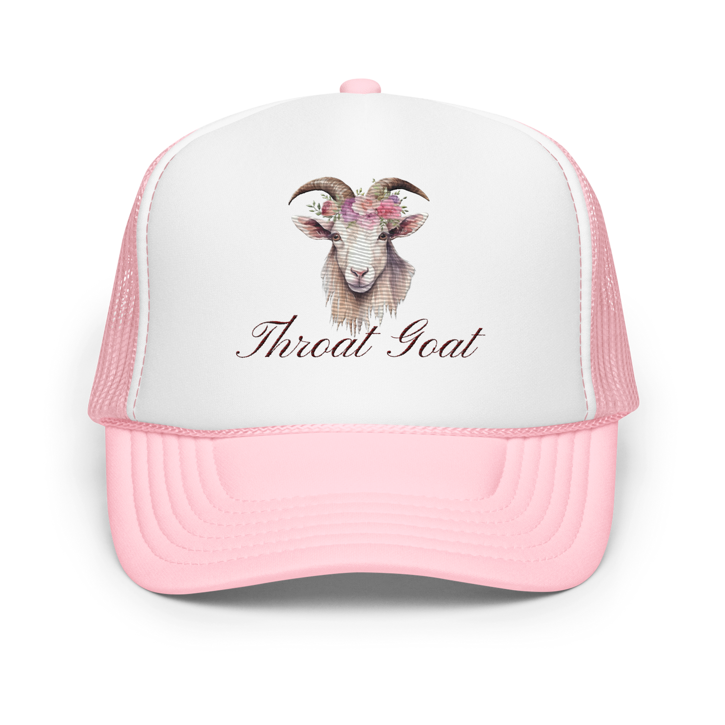 Throat Goat Foam trucker hat
