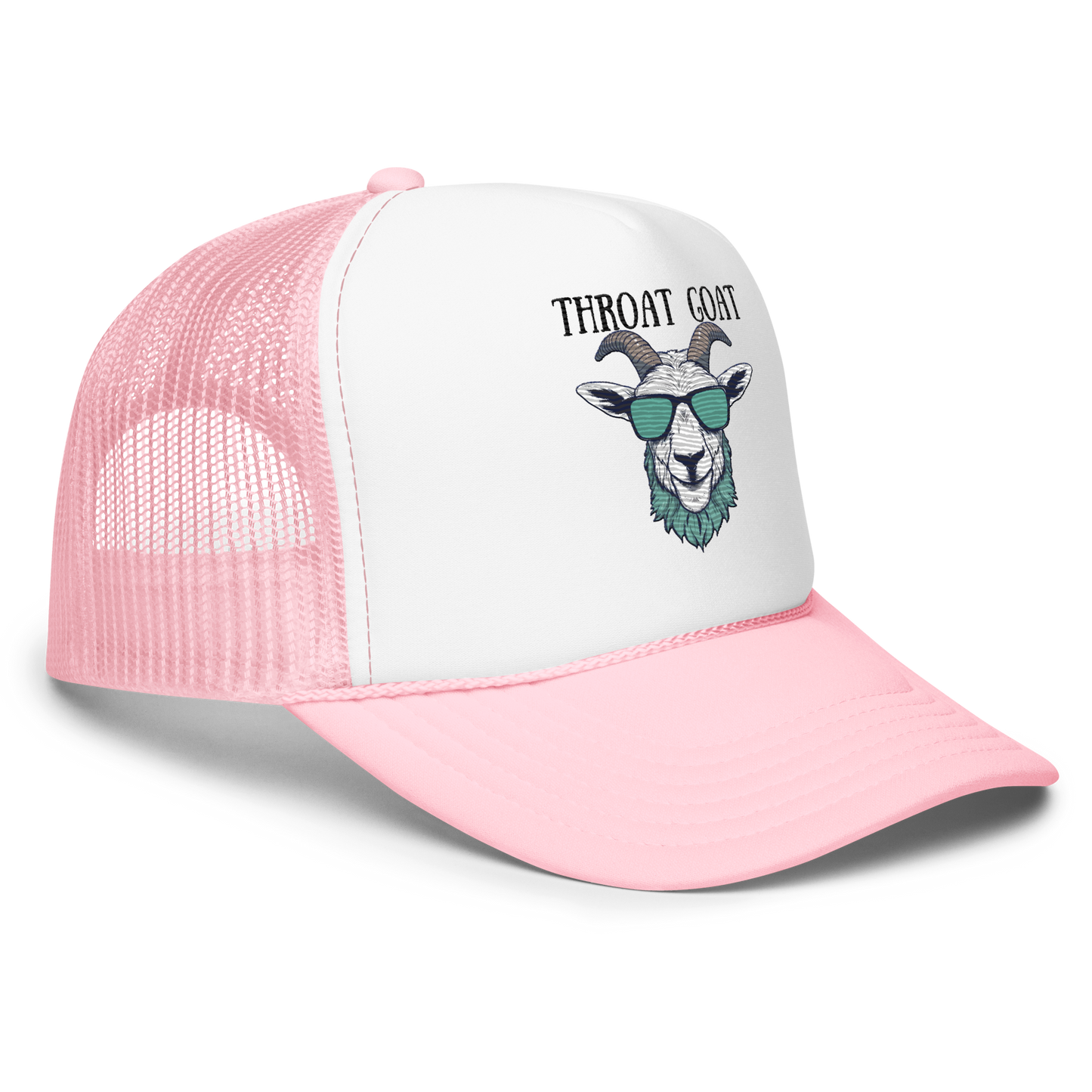 Throat Goat Foam trucker hat