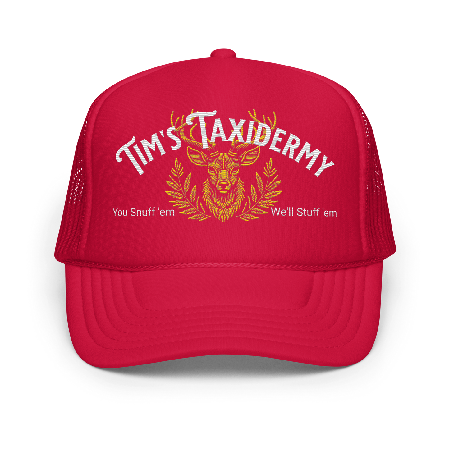 Tim's Embroidered Foam trucker hat