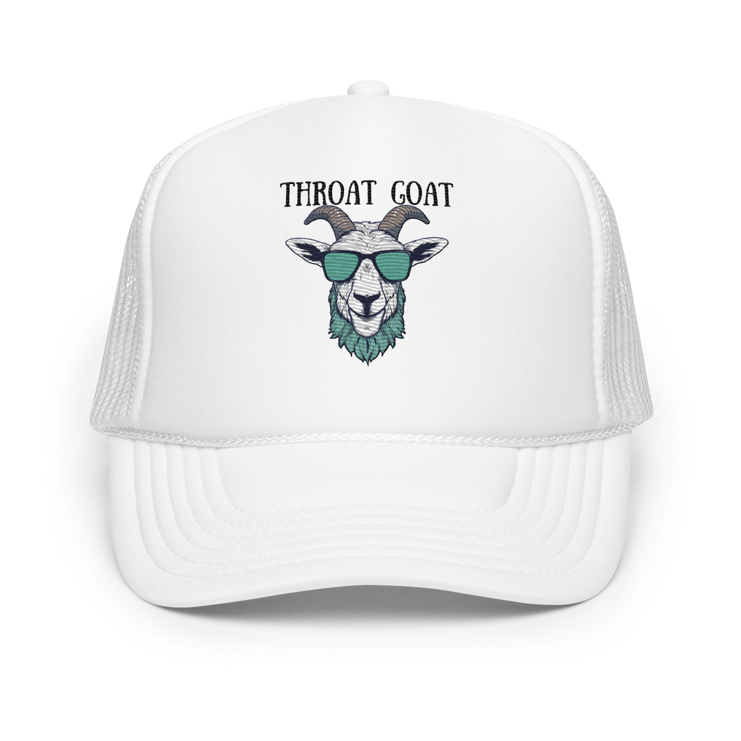 Throat Goat Foam trucker hat