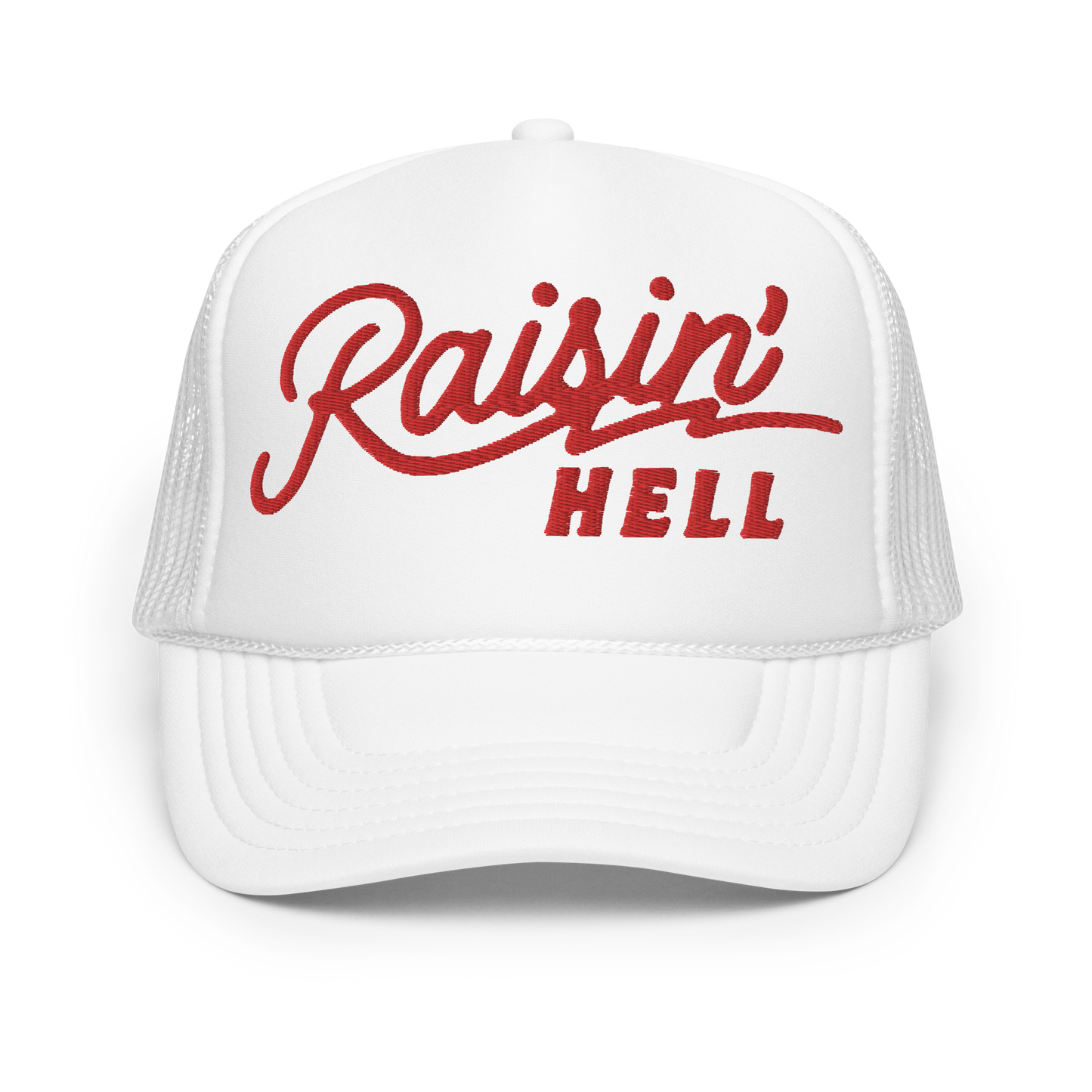 Raisin' Hell Foam trucker hat