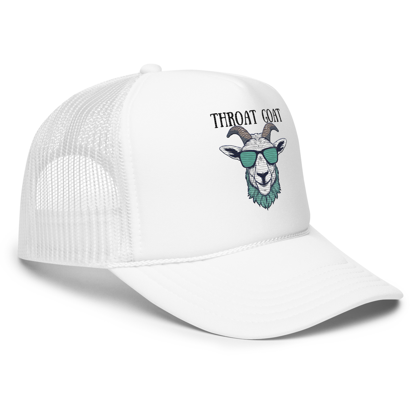 Throat Goat Foam trucker hat