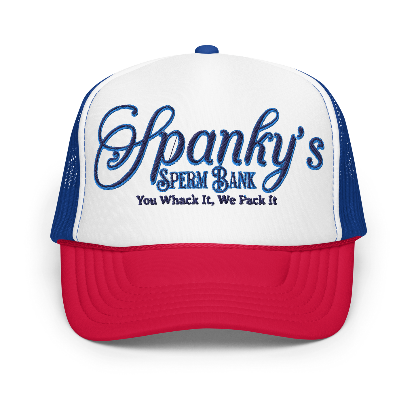 Spanky's Embroidered Foam trucker hat