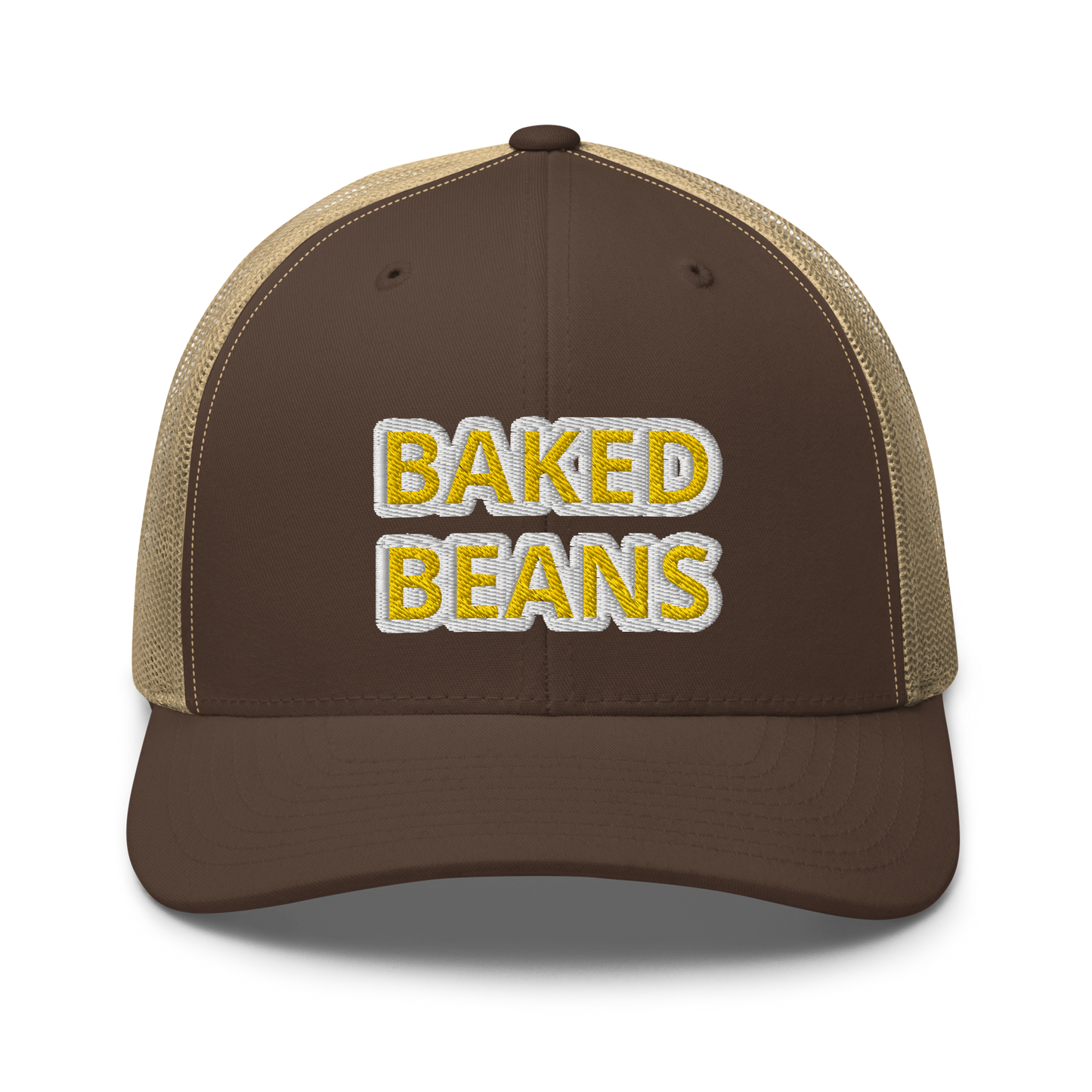 Baked Beans Embroidered Trucker Cap