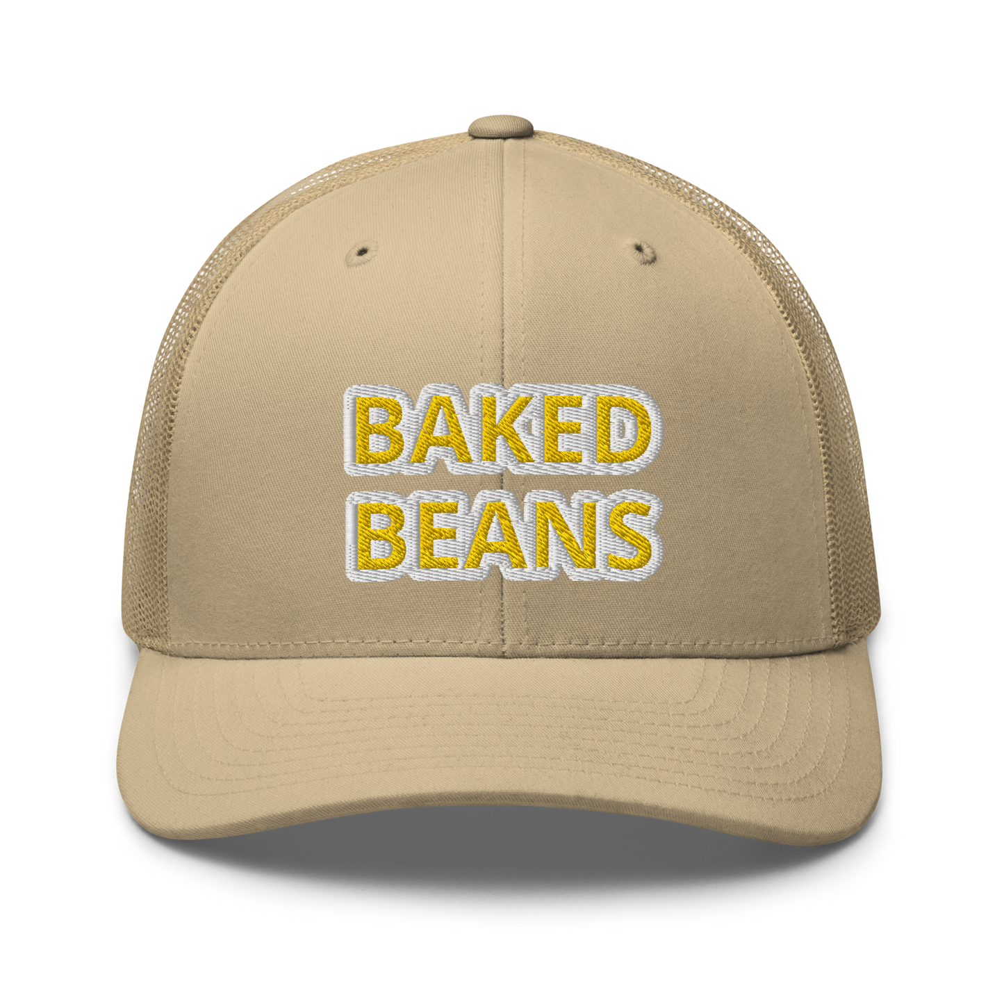 Baked Beans Embroidered Trucker Cap