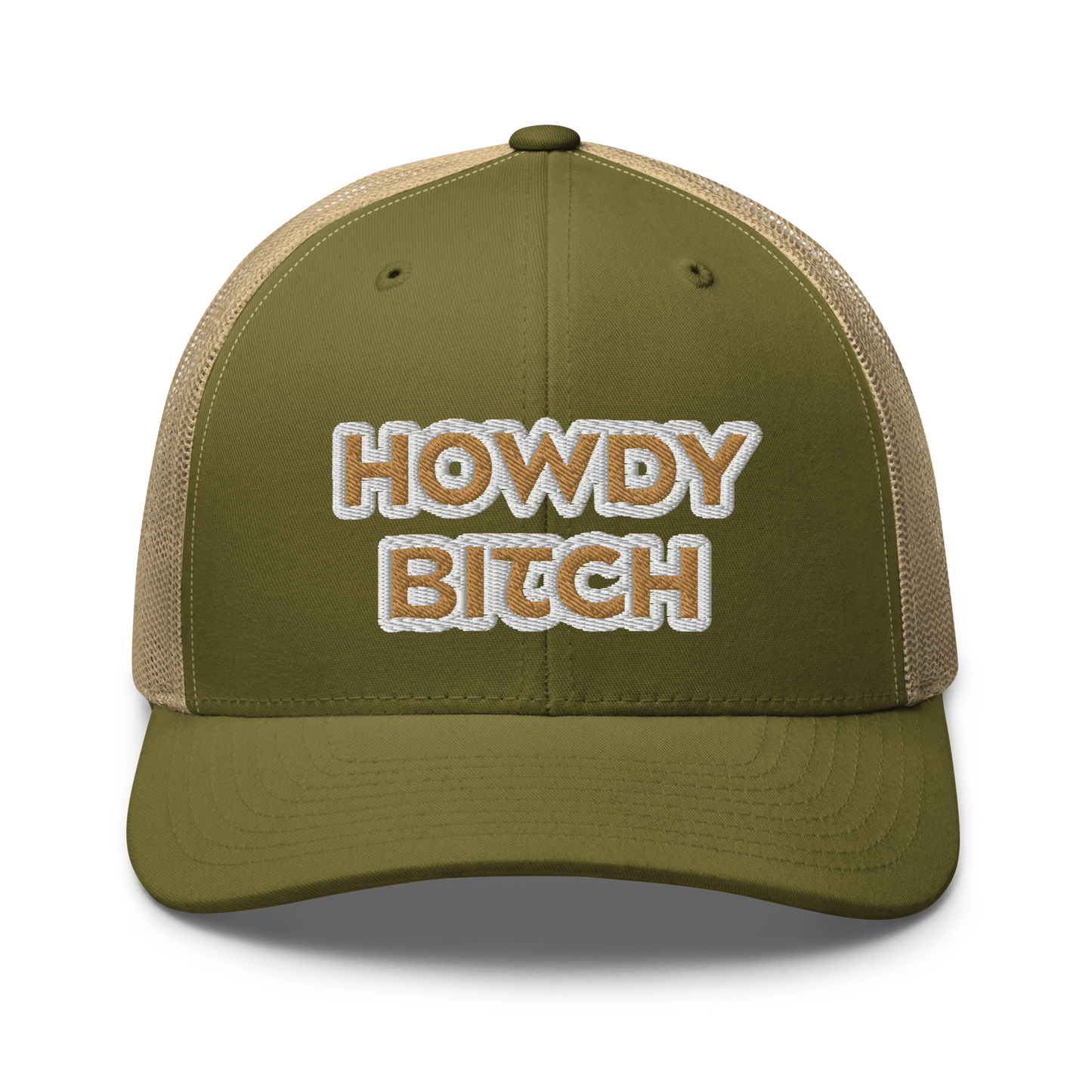 Howdy Bitch Embroidered Trucker Cap