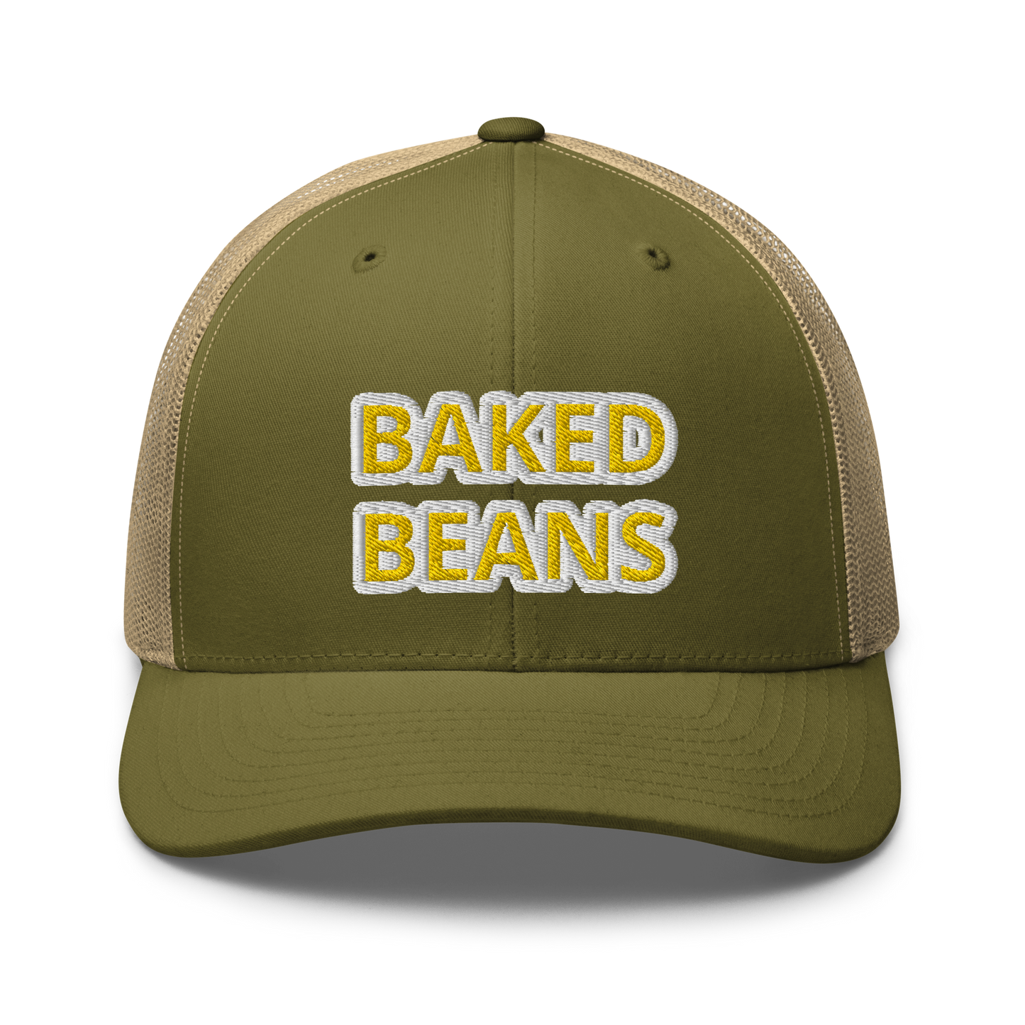 Baked Beans Embroidered Trucker Cap