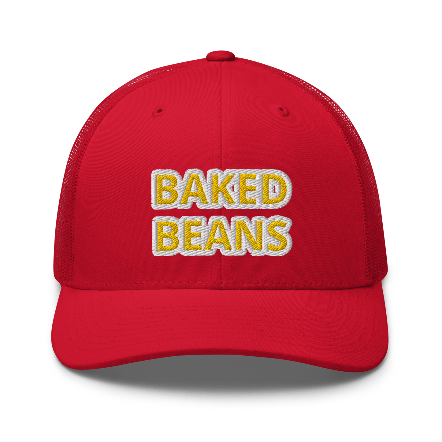 Baked Beans Embroidered Trucker Cap