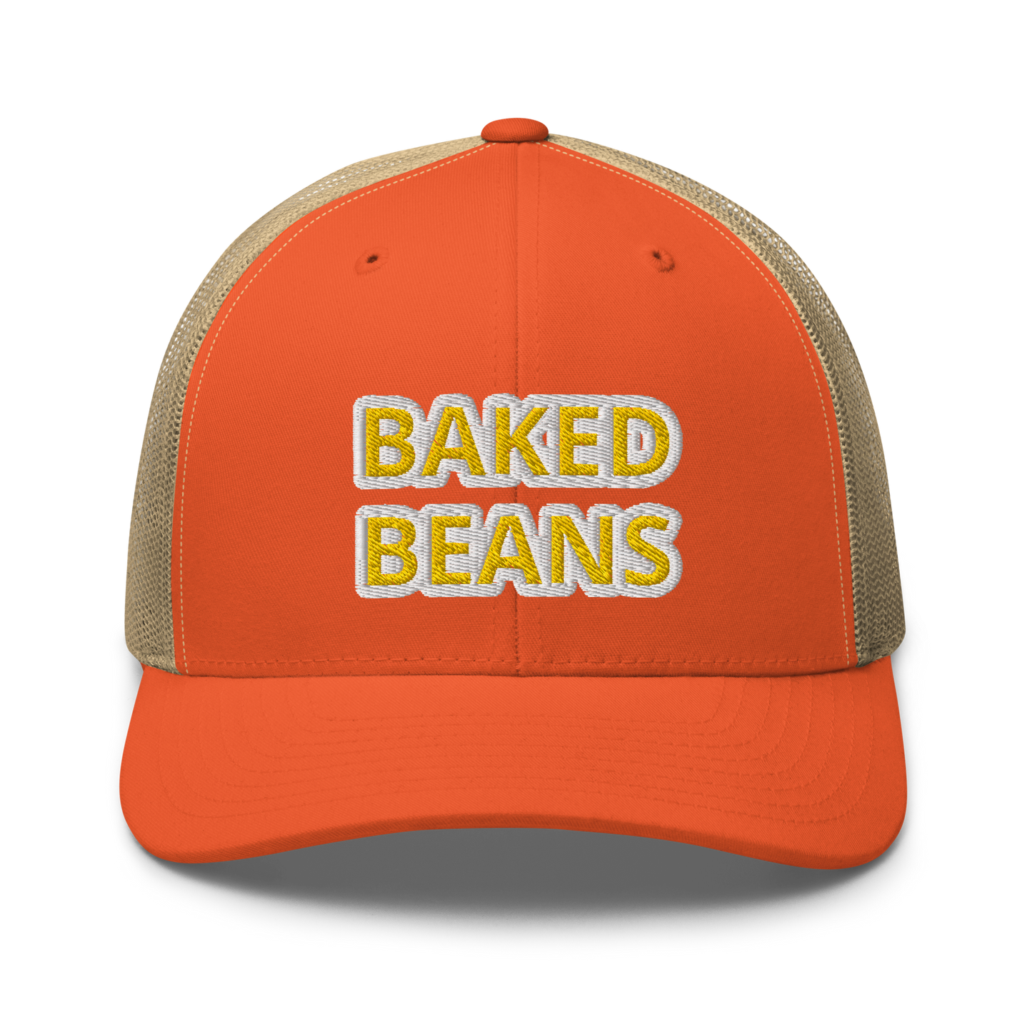 Baked Beans Embroidered Trucker Cap