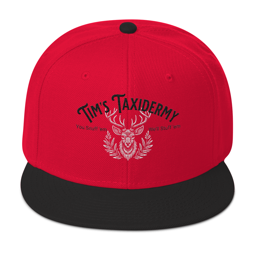 Tim's Taxidermy Snapback Hat