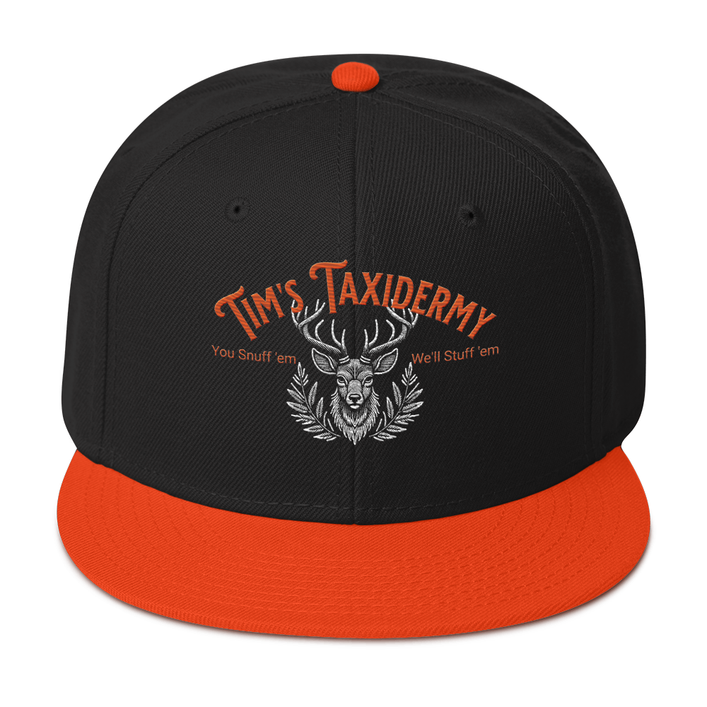 Tim's Taxidermy Snapback Hat