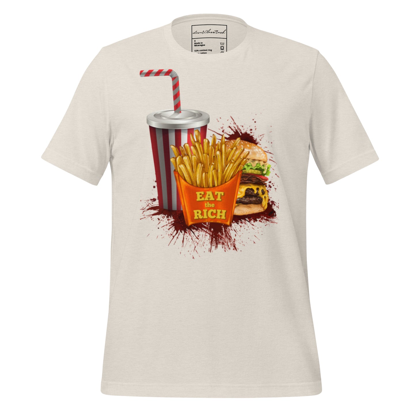 Eat The Rich Lunch Unisex t-shirt