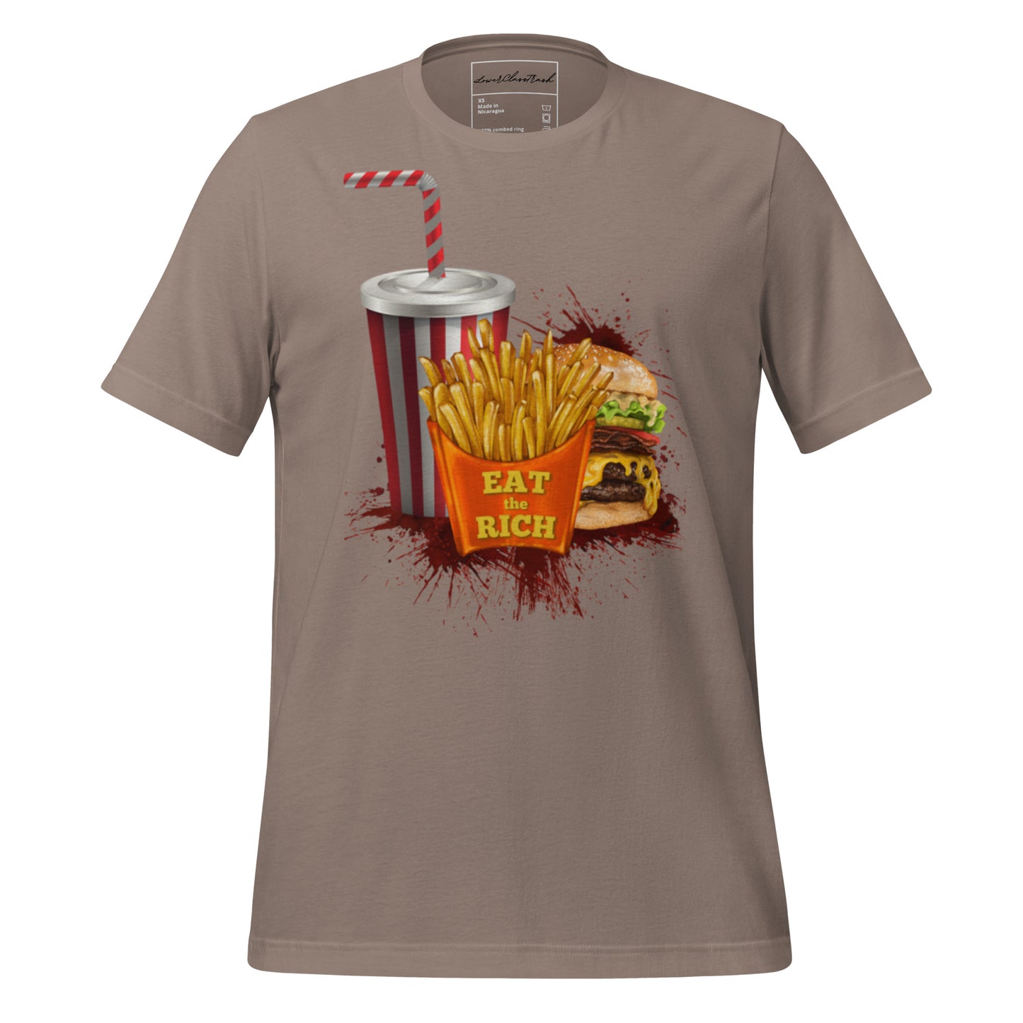 Eat The Rich Lunch Unisex t-shirt