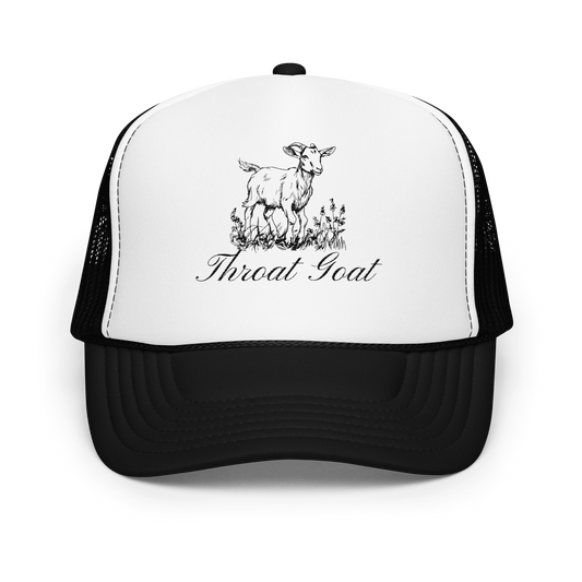 Throat Goat Foam trucker hat