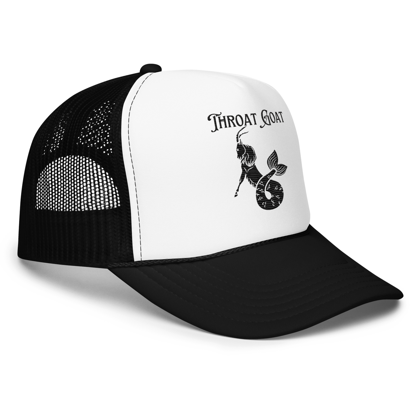 Throat Goat Foam trucker hat