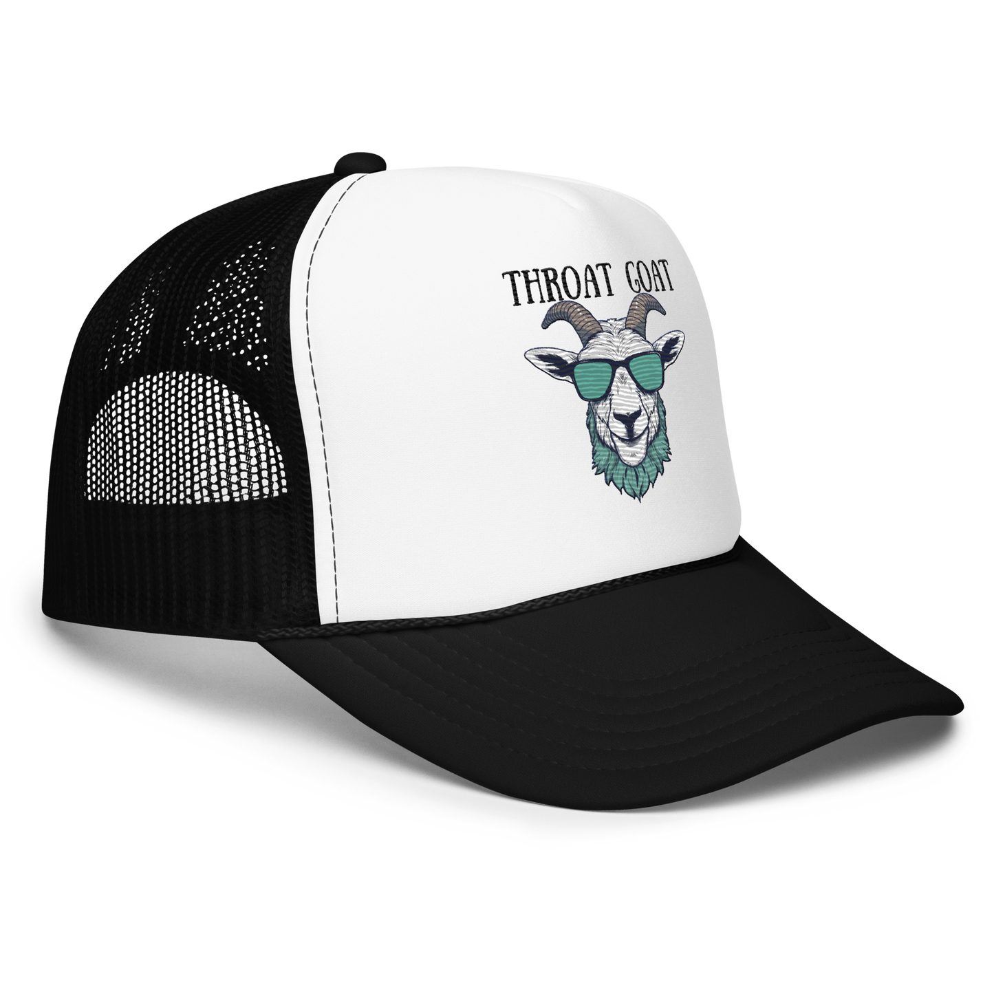 Throat Goat Foam trucker hat
