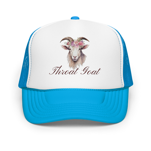 Throat Goat Foam trucker hat